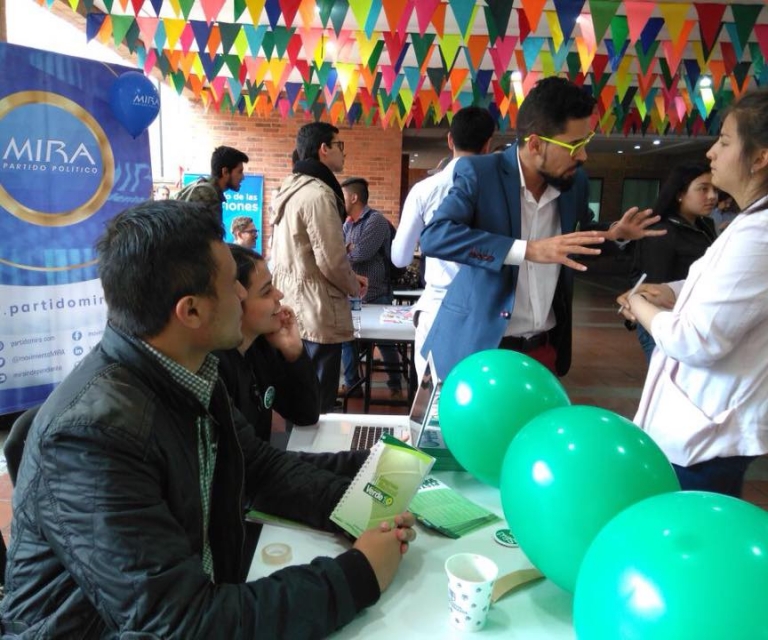 Nuestros jóvenes verdes participaron en la feria de partidos de la universitaria Sergio Arboleda